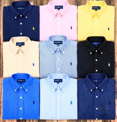 Authentic Ralph Lauren Cotton Button_Up Shirts
