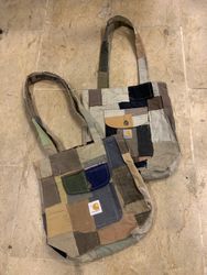 Upcycled Carharrt patchwork Tote Bags