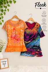 Y2K poly t shirt tops blouse