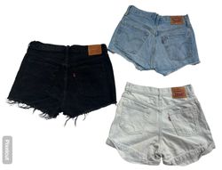 Women Levis Denim Shorts #B-448.