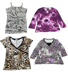 Y2K Romantic Floral & Bloom Print Tops Mix