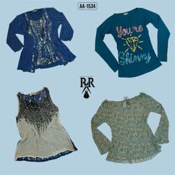 Y2k Blue Hour Mix Tops (AA-1534)
