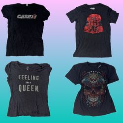 Y2K Goth Printed Baby Tees (RS-88)