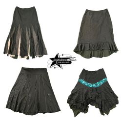 Y2k Unique Girl Poly Skirt B2F-048