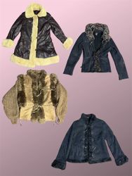 Y2K Unique Afghan Coats
