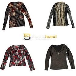 Y2k Long Sleeve Tops and Blouses
