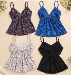 Women's Camisole Tops and Slip Dresses