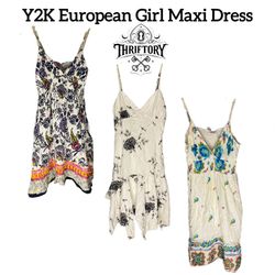 Y2K Euphoria Girls Maxi Dress TY-152