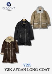 Y2K Afghan Long Coat - EV0104
