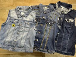 Y2K Style Denim Waistcoat