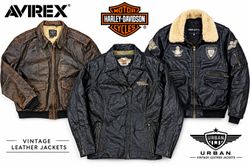 Avirex, Harley Davidson and Vintage Lather Jackets