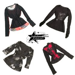 Y2k Nature Vibe Girl Full Sleeve Top B2F-091