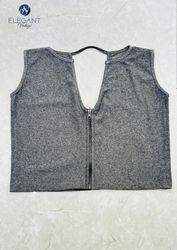 UPCYCLED Streetzip Cropped Top - EVR0556