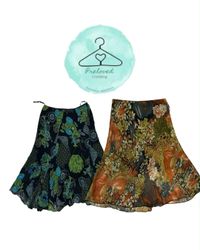 261026-13 poly maxi skirts 15 pcs