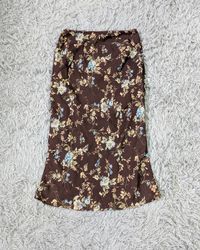 CN*1001*Y2K Italian Floral Skirt Fairy Grunge Boho..