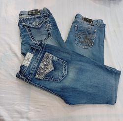 CR12281 Vintage Miss Me Flare and Straight Jeans