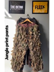 Jungle print Pants.       #784