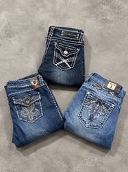 Y2K Style Statement Pocket Jeans - [TS-0918]