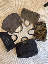 luxury ( prada ) bags bundle of 5