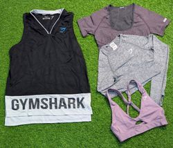 7222 - Gymshark Crop Tank,Crop Long Sleeves T-Shir..