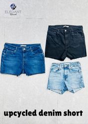 Upcycled Denim Shorts - EVR0677