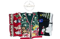 Christmas Holiday Cardigans and Sweaters