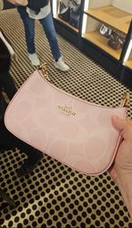 Coach Nolita 19 Signature Jacquard Shoulder Bag Pi..