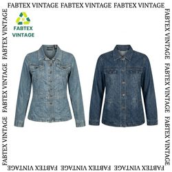 Fv-2996 Selezione di giacche in denim lavaggio chi..