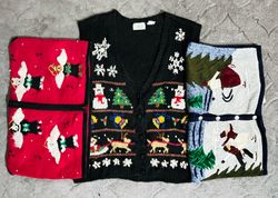Christmas vintage & unique vest |E|