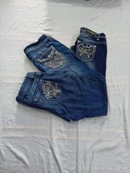 CR10930 Y2K Flare Jeans