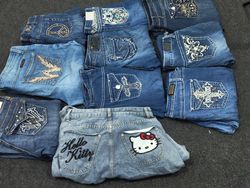 Embroidery pockets Jeans Embellish