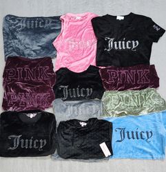Juicy couture & pink velvet Tops