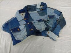 CR10703 Upcycled Levi’s Cropped Jackets