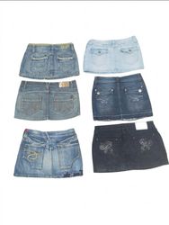 Blinged Out Denim Mini Skirts Bundle(VM-112)