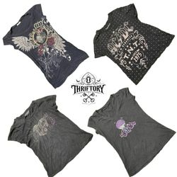 Y2K Gothic vibe Printed Babytees TY-126