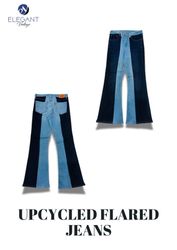 Upcycled Levis Flared Jeans - EVR0215