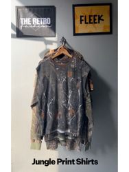 Jungle Print Shirts.         #786