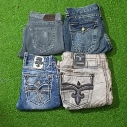 ROCK REVIVAL TRUE RELIGION HOMMES PORTENT DES SHOR..