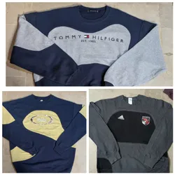 upcycled authentic mixed branded sweatshirt