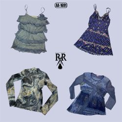 Y2k Blue Hour Mix Tops (AA-1691)
