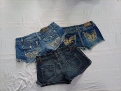 CR11024 Y2K Mini Denim Shorts