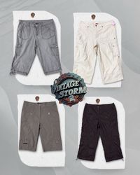 Y2K Cotton Cargo Capri