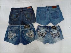 CR10574 Upcycled Miss Me and True Religion Mini De..