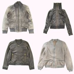 Y2k Unique Leather Jackets B2F-330