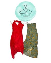 Y2K poly maxi dresses 15 pcs (030826-1)