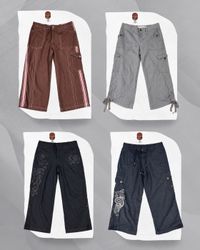 Y2K Cotton Cargo Capri