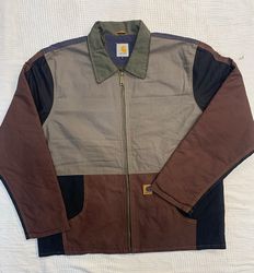 Upcycled Carhartt Patchwork jacket (Dc-09-113)