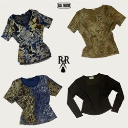 Y2K Earthy Tone Mix Tops (AA-1608)