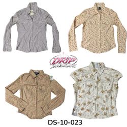 Trendy Y2K Cotton Blouse For Effortless Outfits (D..