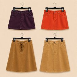 Corduroy Mini & Midi Skirts